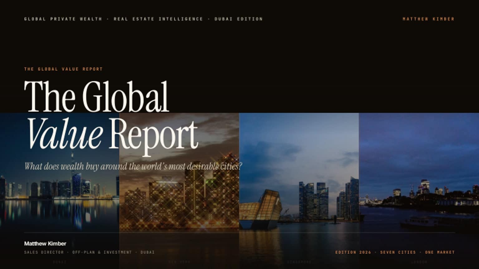 The Global Value Report 2026 cover