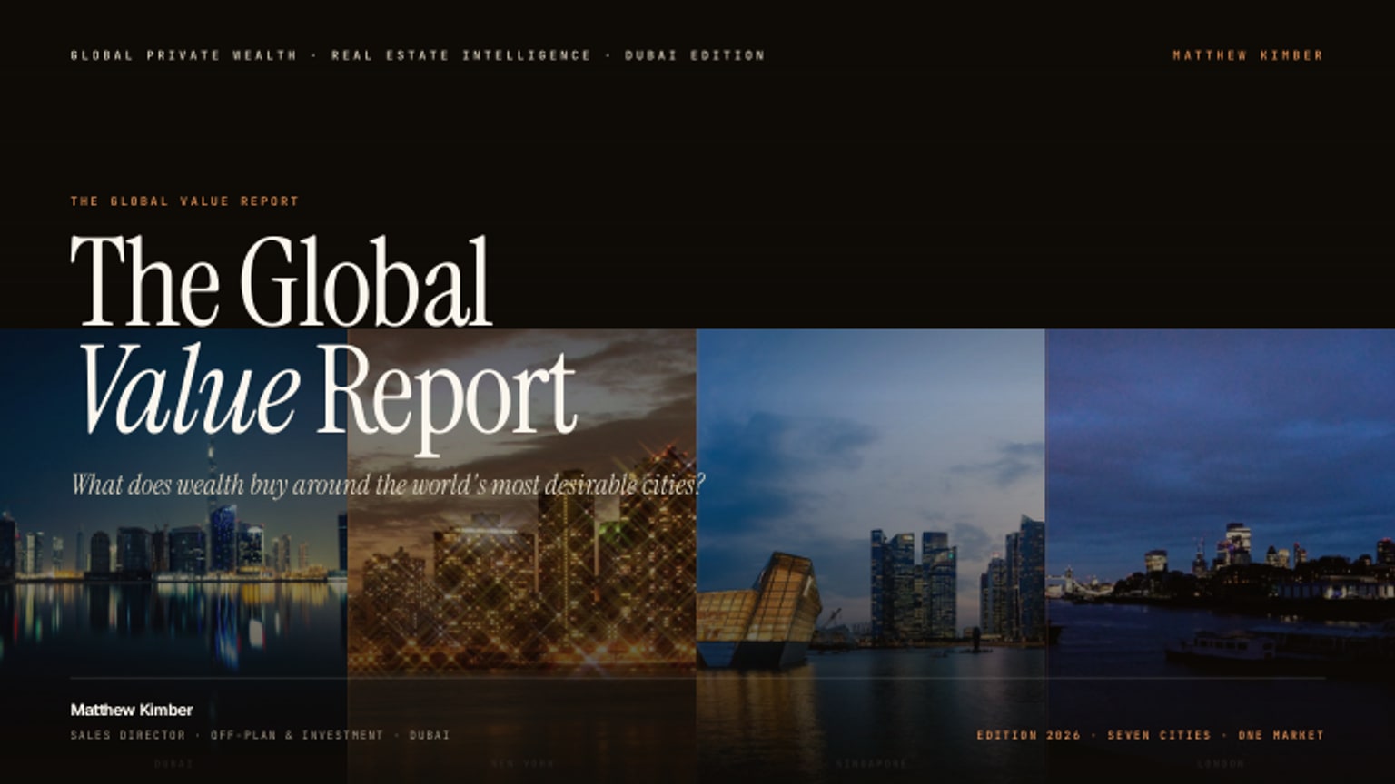 The Global Value Report 2026 cover